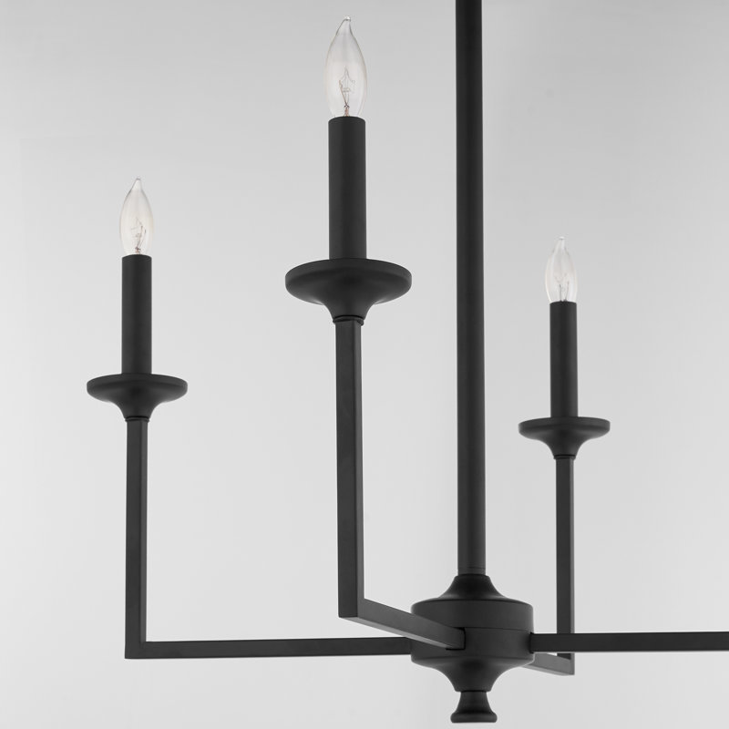 Danielo 4LT CHANDELIER, Black