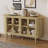 Kiran Sideboard with Glass Doors & Adjustable Shelves-850025735
