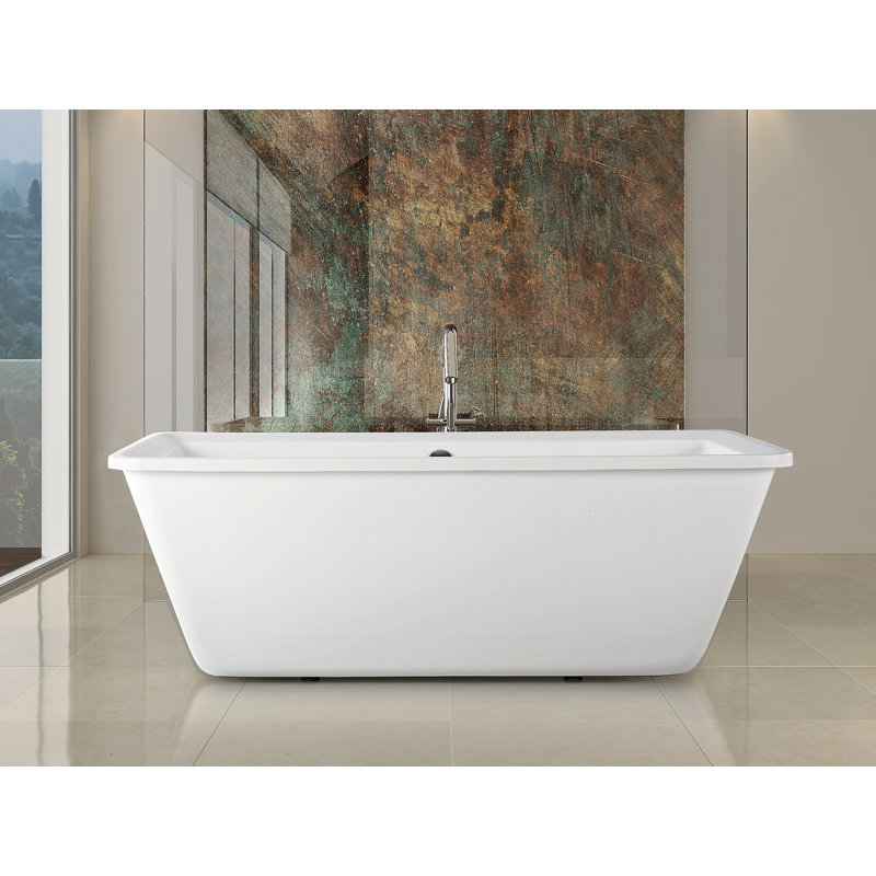 170mm x 79mm Freestanding Soaking Acrylic Bathtub