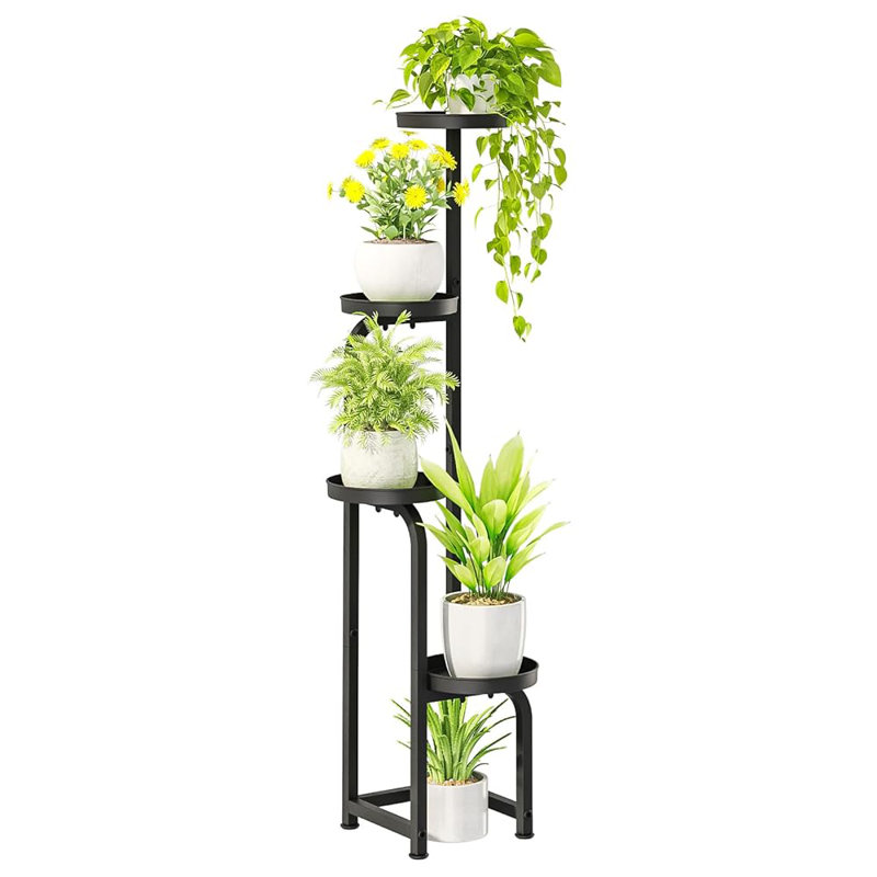 Support pour plante à 4 niveaux en métal