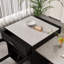 Îlot de cuisine 80,7 po avec table de salle à manger extensible (sans chaises)-1318918936