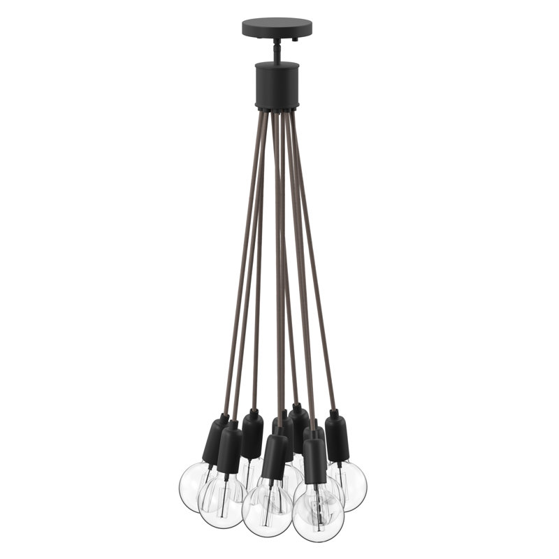 Asmaa 9 - Light Cluster Pendant, Graphite