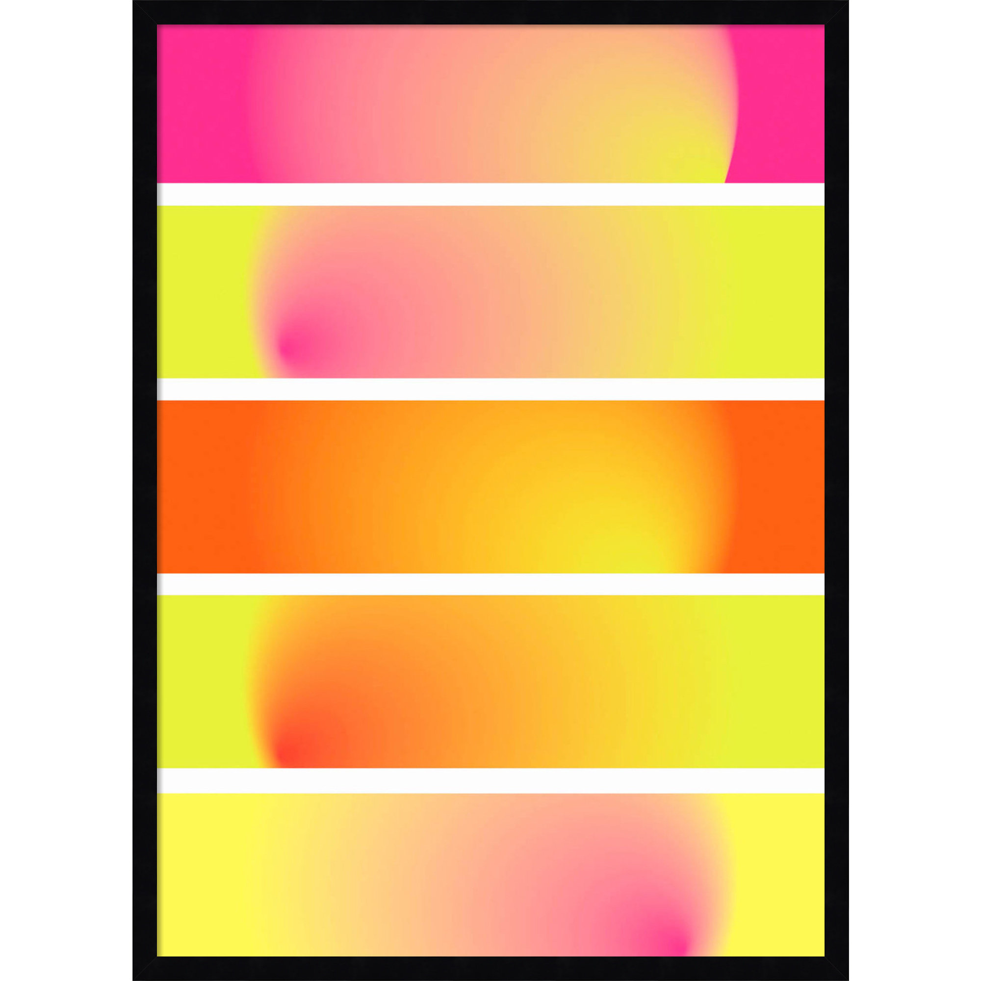 One Way by Valeria Castillo, 33" H x 24" W x 1" D, Black