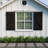Rustic Four Board Spaced Board-n-Batten Faux Wood Shutters w/Z-Board (Per Pair)-88967510-88966779-71284341