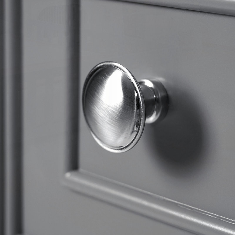 Charmant meuble-lavabo avec rangement pratique et design élégant, Gris