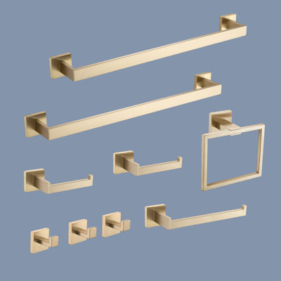 9 - Piece Bathroom Hardware Set