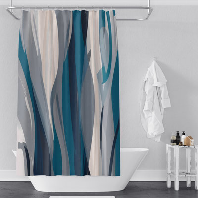 Rideau de douche abstrait Coirrin