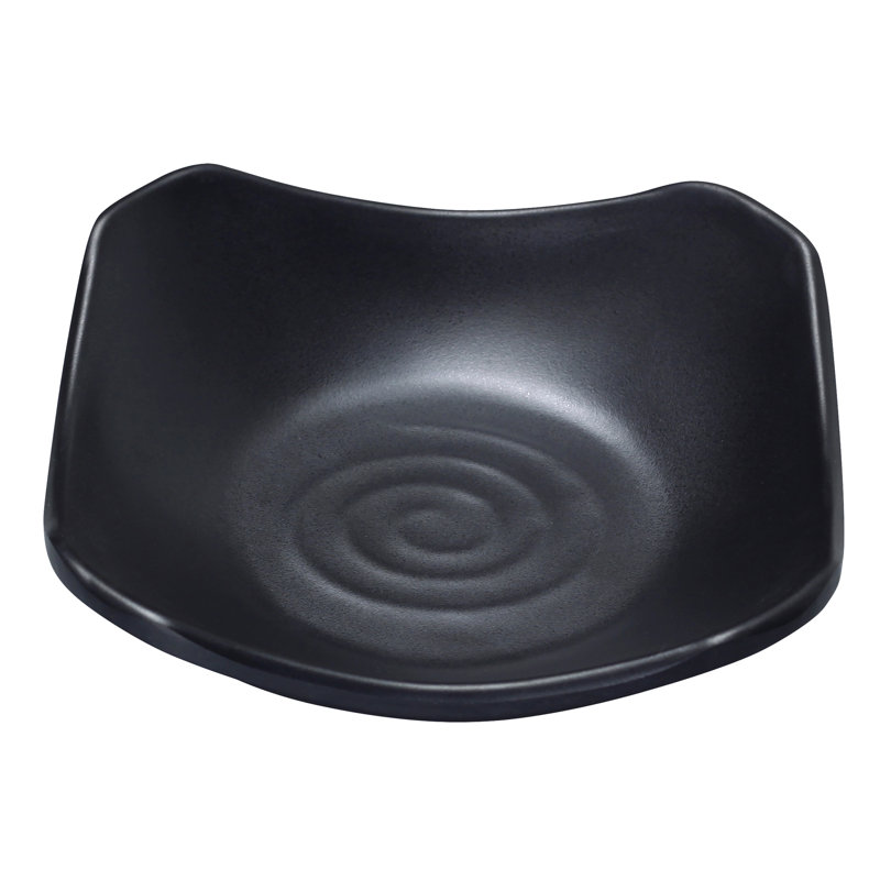 Assiette à pain et beurre noir