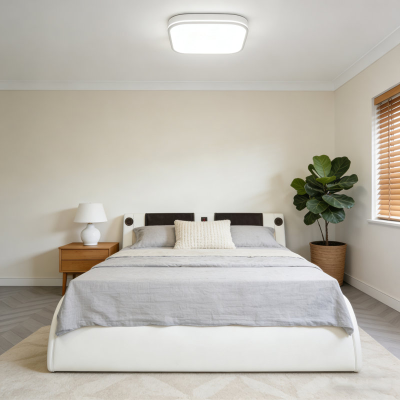 Très grand lit très grand avec Bluetooth, massage et éclairage DEL
