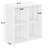 Latitude Run® Shoe Rack, 4 Compartment Open Storage Display Shoes Organizer FSSR015-1409251388