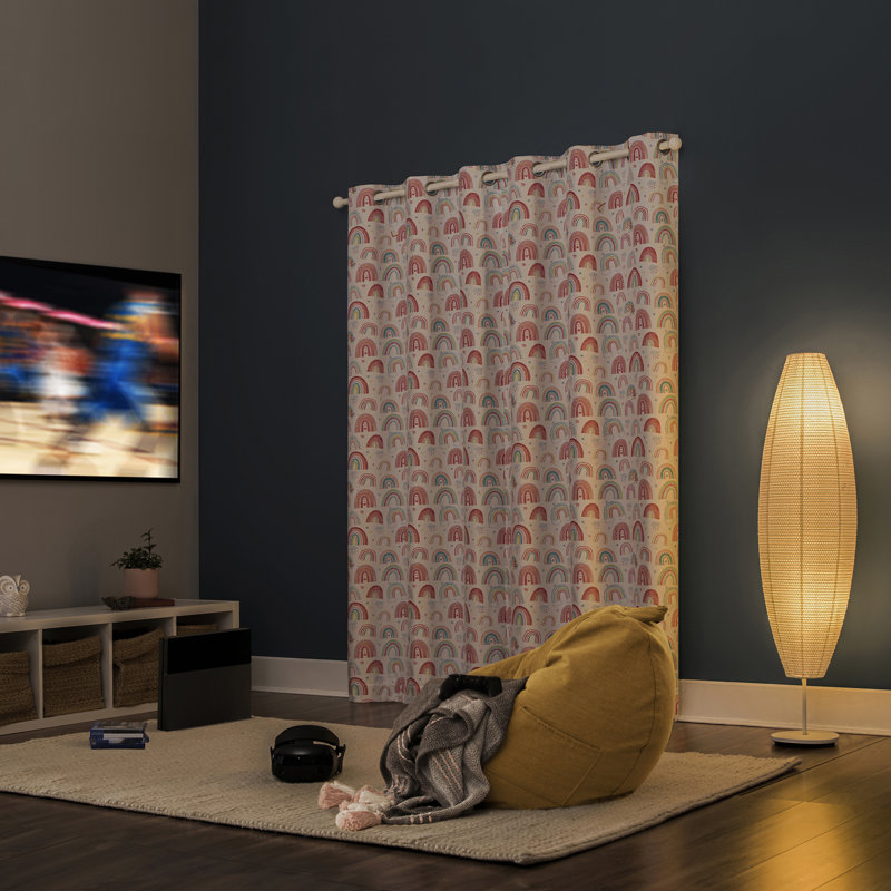 Panneau de rideau 100% occultant avec œillets Rainbows - Basics by Wayfair ™, L 40 po x L 63 po
