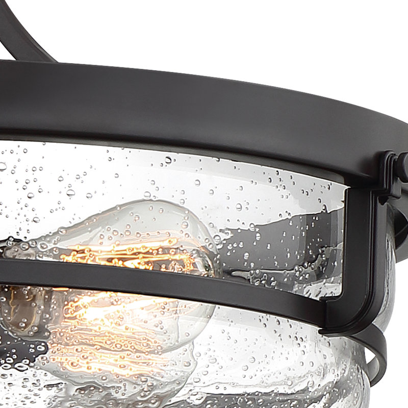 Glass Semi Flush Mount