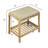 Solid Bamboo Upholstered Bench-2005738985