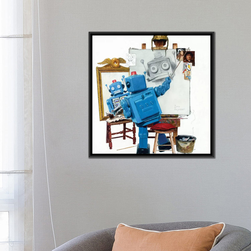 « self » par impression sur toile Eric Joyner, H 12 po x l 12 po x P 0,75 po, Toile tendue, Pas de tapis