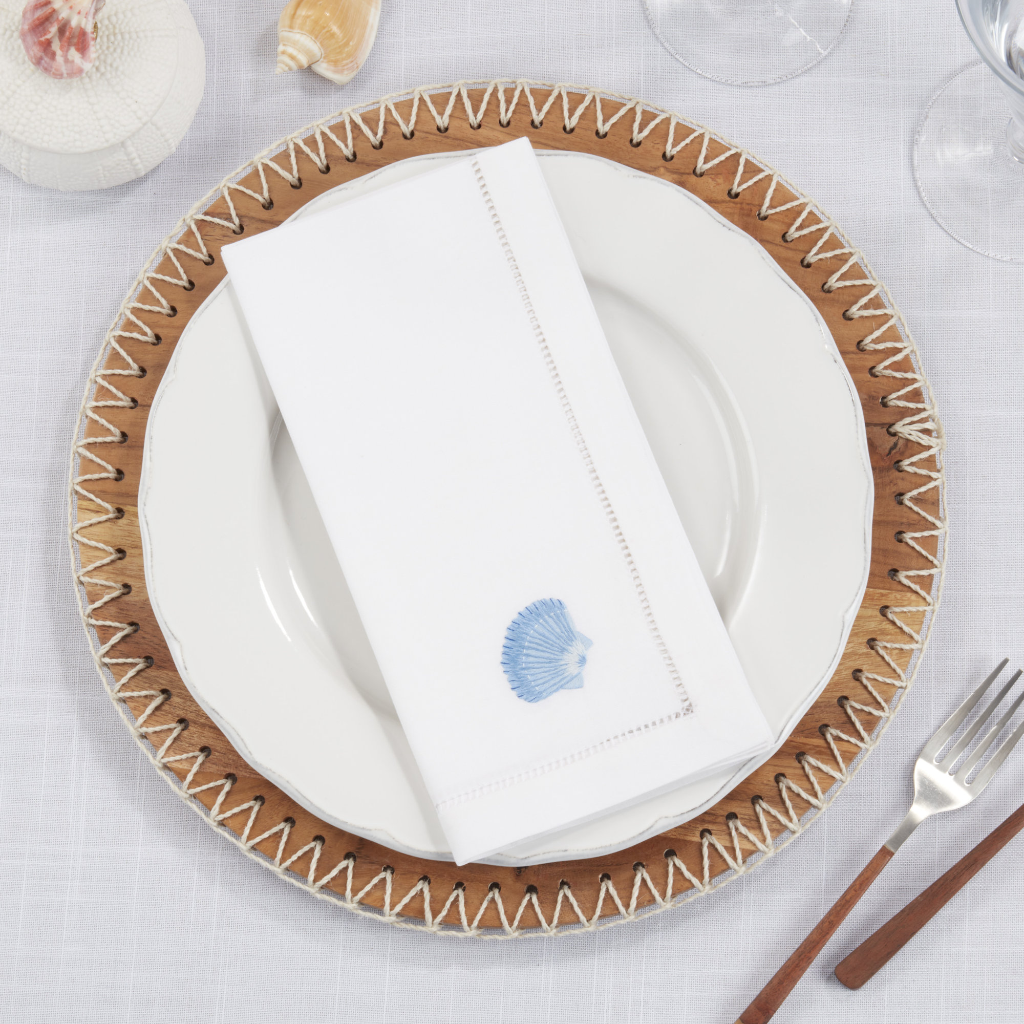 100% Cotton No Pattern Rectangle Napkin