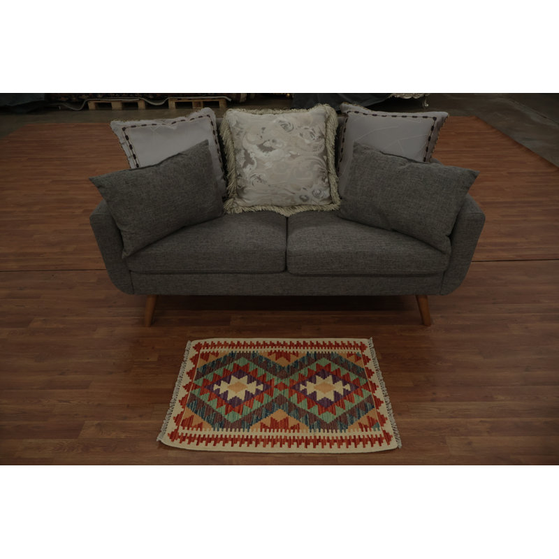 Authentic Handmade Wool Kilim Rug 2X3