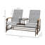 Banc oscillant d'extérieur pour 2 personnes Outsunny