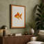 Golden Goldfish Botanical - Wrapped Canvas-1880379025-1880379036