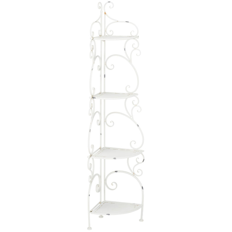 Support pour plante Vangesa, Blanc antique