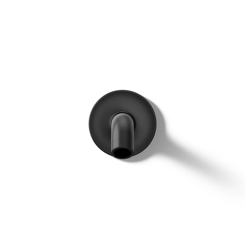 Purist® Wall-Mount Non-Diverter Bath Spout, 35-Degrees, Matte Black