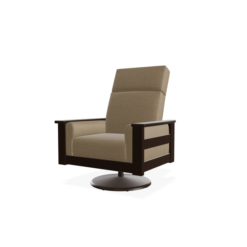 Chaise berçante pivotante en polyester Leeward, Kona, Roitelet