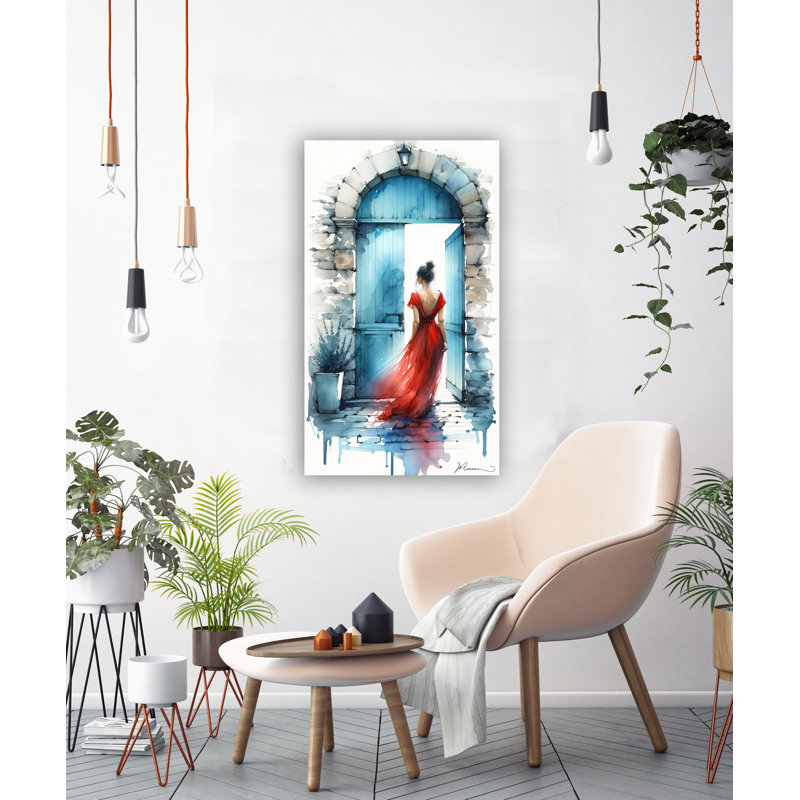 «Enchanting Entrance», art mural sur toile, H 42 po x l 24 po
