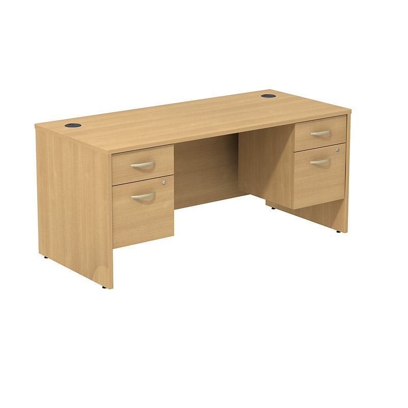 Bureau de direction Ringold Series C, Chêne clair / chêne clair, H 30 po x l 66 po x P 30 po