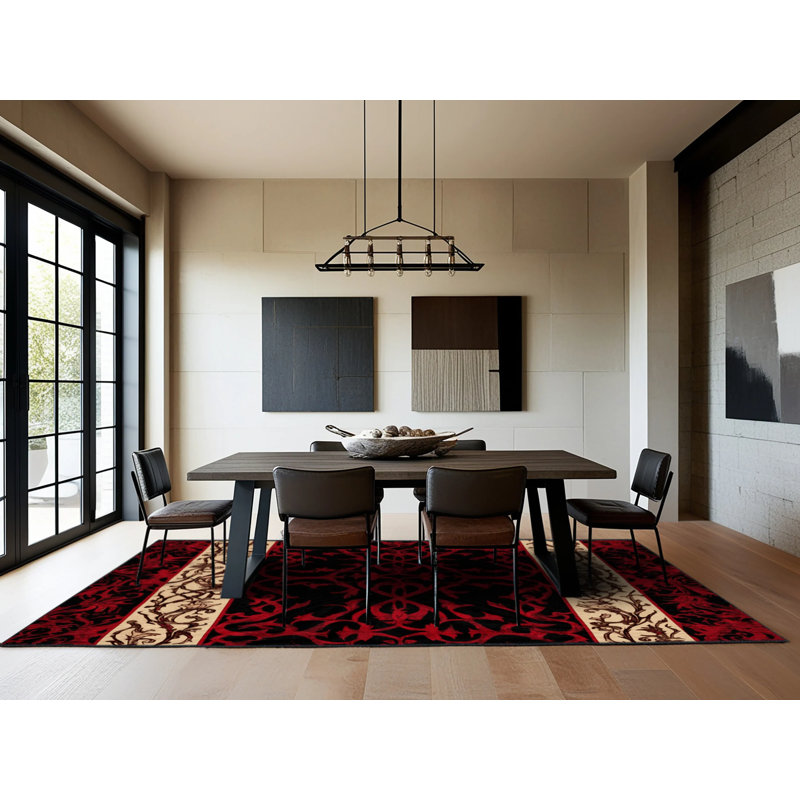 Lattice Rug, Square 3'