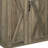 Rustic Oak Dining Server With Functional Shelves And Cup Holder Charming For Living Room