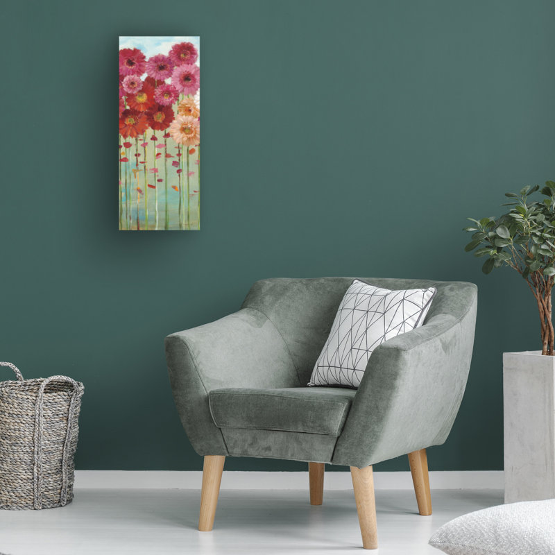 Art sur toile, «rouleau Danhui Nai Daisies Spring II», H 24 po x l 10 po