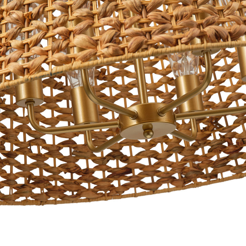 Luminaire suspendu en fer 6 lumières