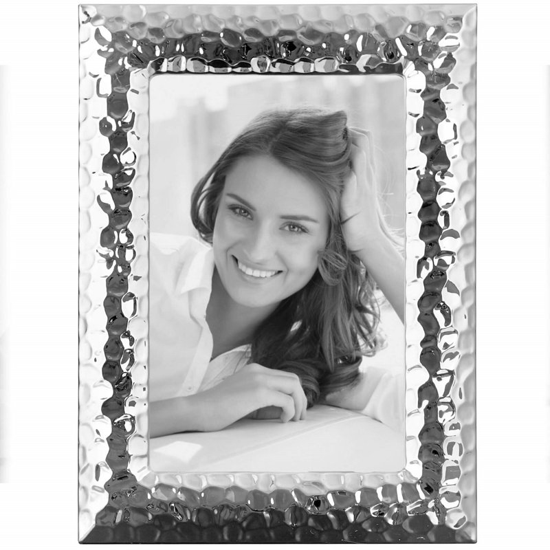 Cadre photo Cleo métal argenté 5X7