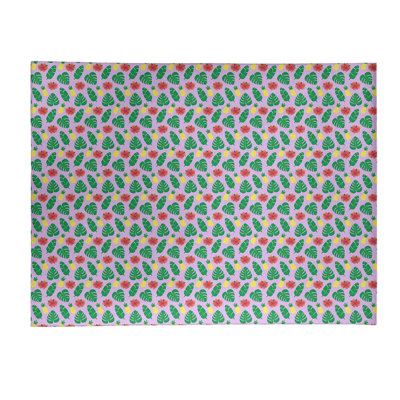 Tapis de zone mauve tropical