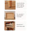 Table de bar extensible en bois massif et bois d'hévéa-95404907