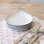Over&Back Coupe Semi Hand-Finished Stoneware Appetizer Plates-99296344