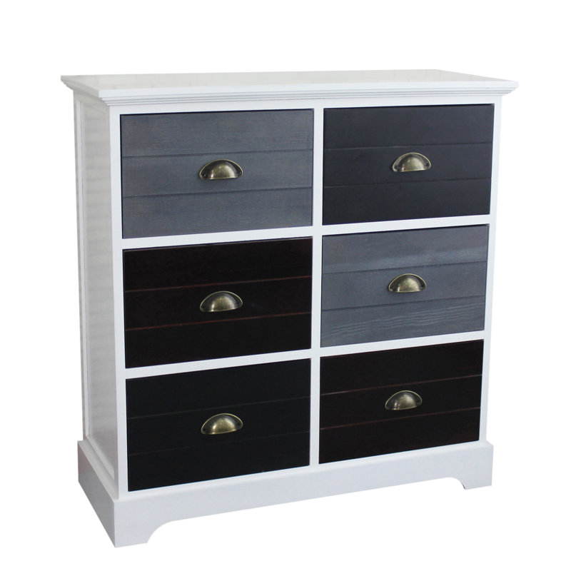 Accent de Burnside 6 tiroirs