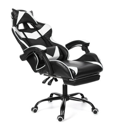 Wade Logan Kiran Reclining and Adjustable Height PC & Racing Game Chair