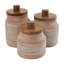 Ensemble de 3 pots de cuisine et pots de rangement