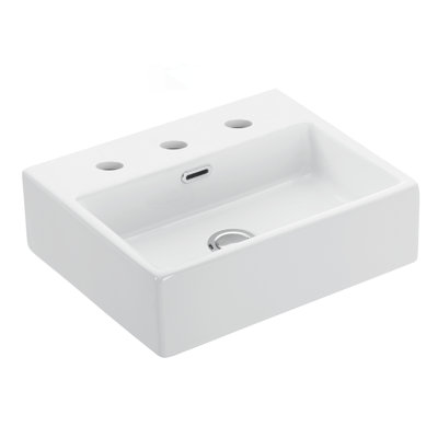 Quattro 16.9'' L Bathroom Sink