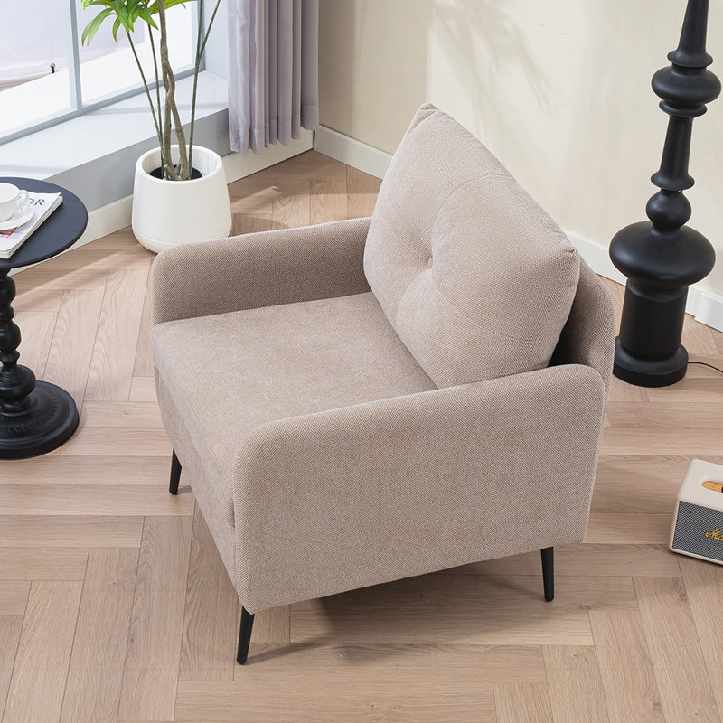Fauteuil moderne simple en tissu
