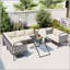 Ensemble de canapé modulaire d'extérieur 5 pièces 5 pièces
