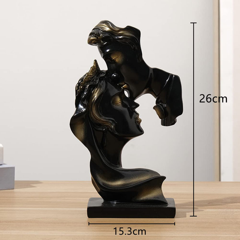 Elodi Statue, Black Gold