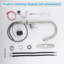 Robinet de cuisine tactile avec douchette extractible