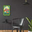 «Bouquetn Border 1» par Carolee Vitaletti, art mural en verre acrylique-1963425444