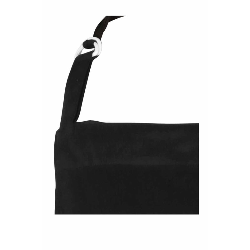 Solid Colour Bib Apron, Black