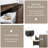 48" Floating Bathroom Vanity Modern Wall-Mounted Single Vanity with Integrated Resin Top, 2 Cabinets, 2 Soft Close Drawers, Full Assembly-1715834540-1707937523