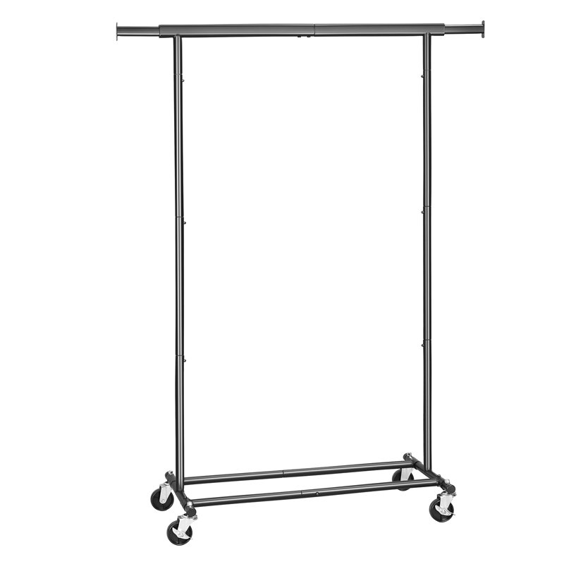 Mcclay 92cm Rolling Clothing Rack, Black