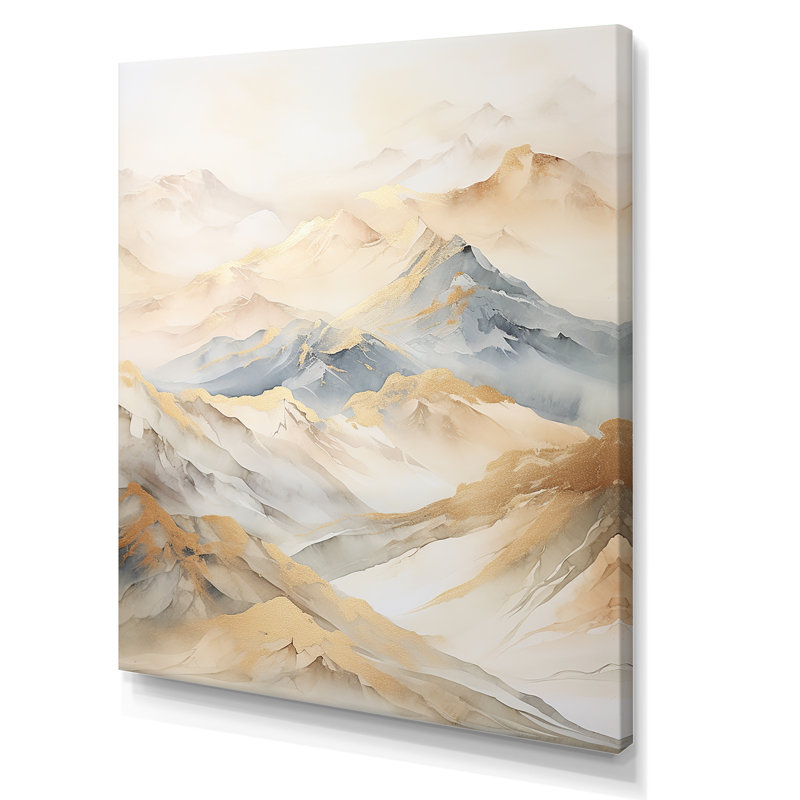 Majestic Mountain Peaks II, Toile tendue, 40" H x 30" W