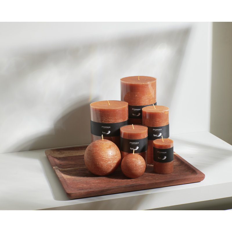 Unscented Pillar Candle, 20cm H x 10cm W x 10cm D