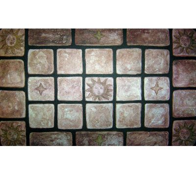 Non-Slip Geometric Indoor Doormat